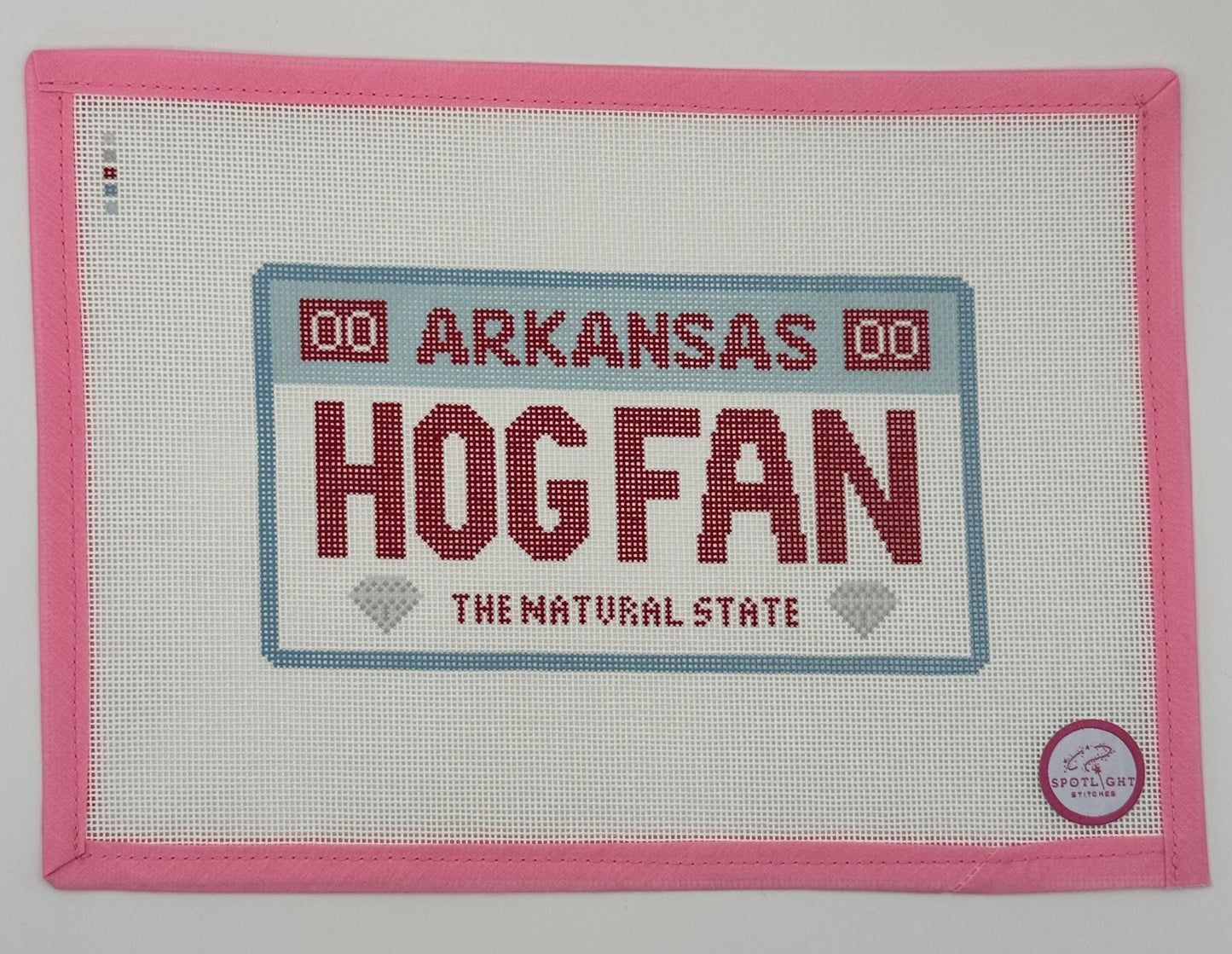 Hog Fan Arkansas License Plate