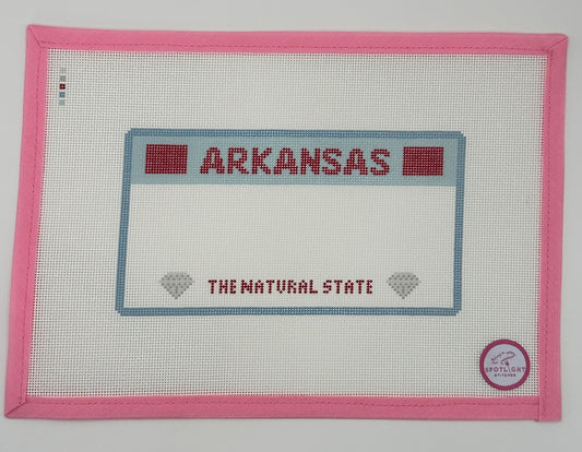 Blank Arkansas License Plate