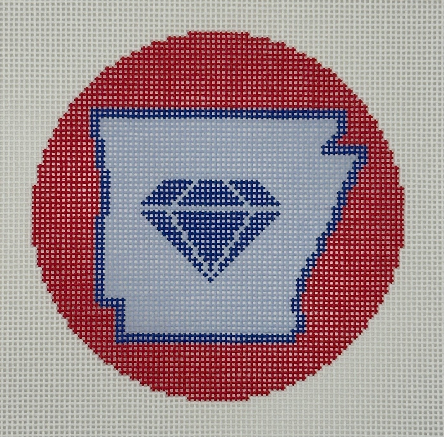 Arkansas Diamond State Ornament